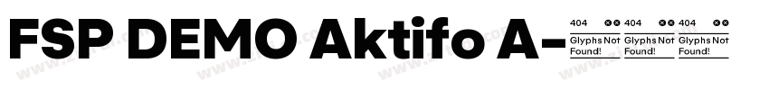FSP DEMO Aktifo A字体转换 FSP DEMO Aktifo A字体转换